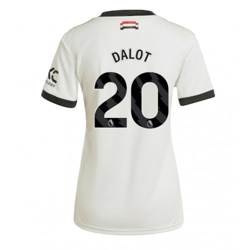 Fotbalové Dres Manchester United Diogo Dalot #20 Dámské Alternativní 2024-25 Krátký Rukáv